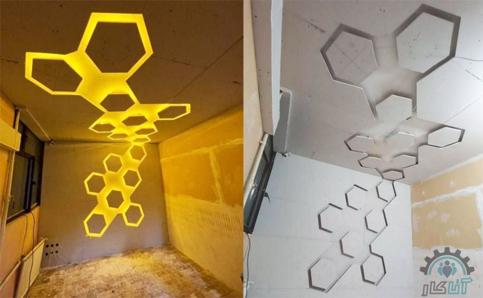 اجرای کناف با نورپردازی