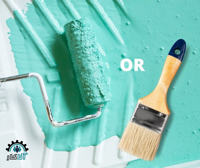 تفاوت بین قلم مو و غلطک