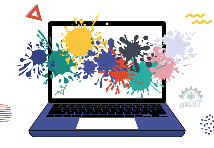 تاثیر رنگ در طراحی وب سایت