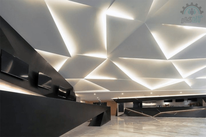 اجرای کناف شیک و لوکس اداری و تجاری