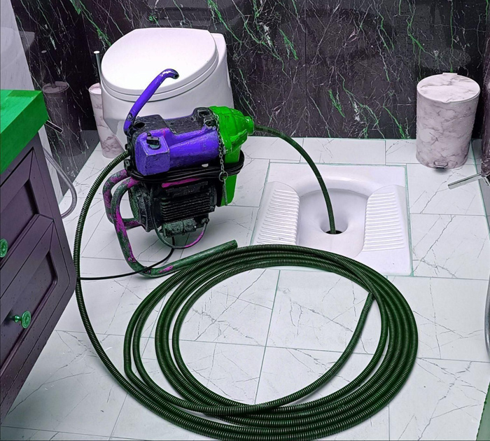 لوله بازکنی سنگ توالت