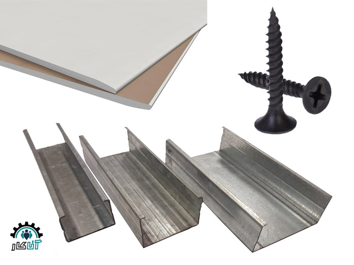 هزینه مواد مصرفی کناف کاری