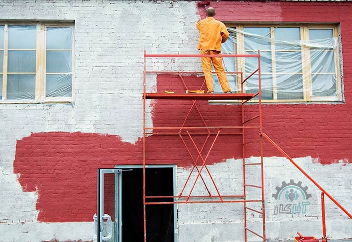 نقاشی نمای بیرونی ساختمان