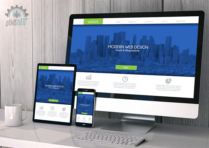 طراحی واکنش گرا برای سایت